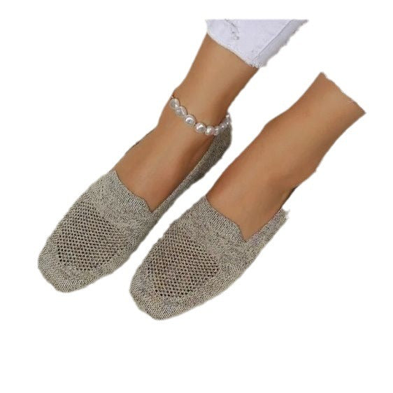 Chaussures plates de sport à bout rond d'été pour femmes