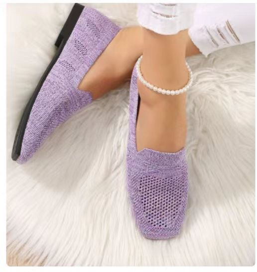 Chaussures plates de sport à bout rond d'été pour femmes