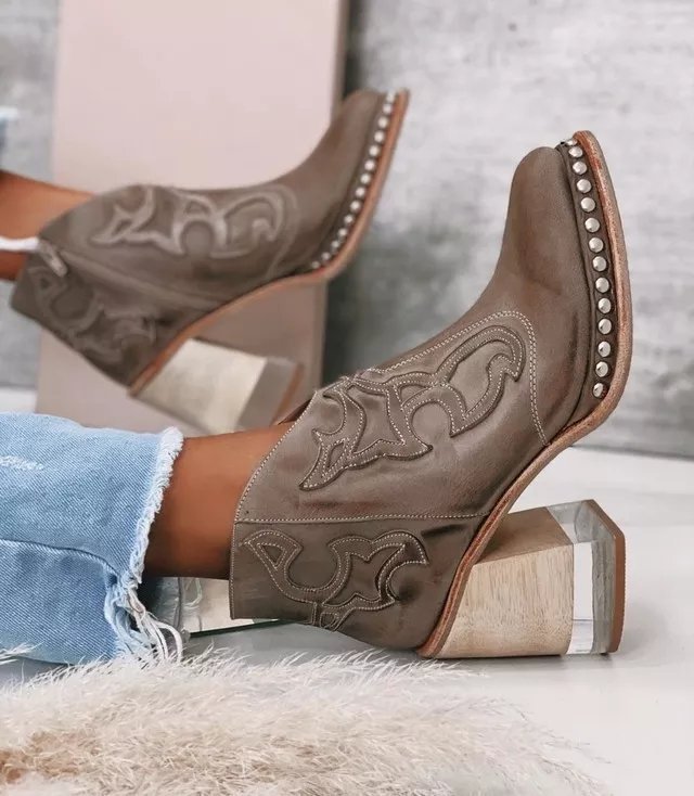 Bottes automne style européen et américain