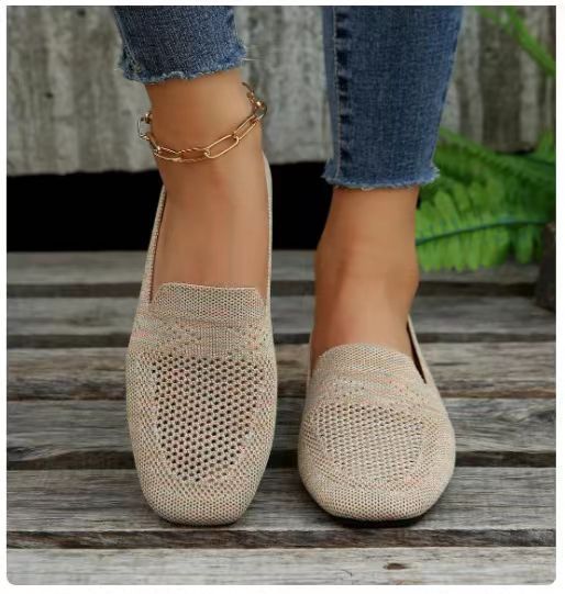 Chaussures plates de sport à bout rond d'été pour femmes