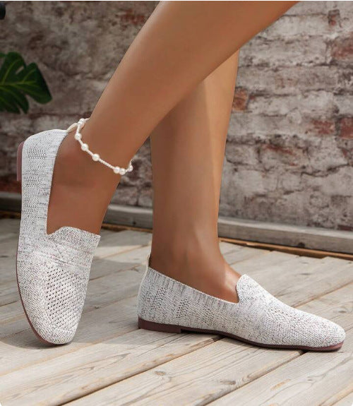 Chaussures plates de sport à bout rond d'été pour femmes