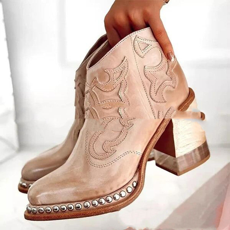 Bottes automne style européen et américain