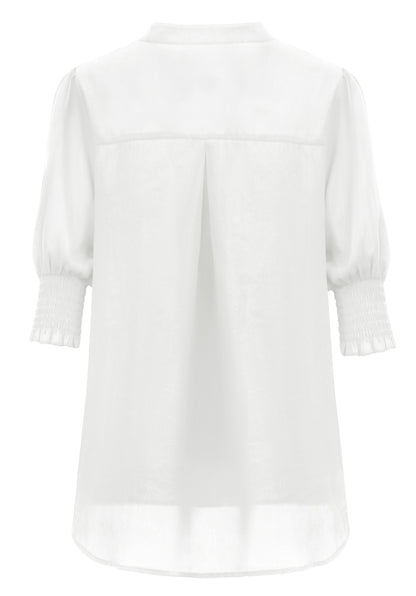 Chemise chic Col-V demi-manches