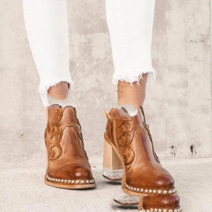 Bottes automne style européen et américain