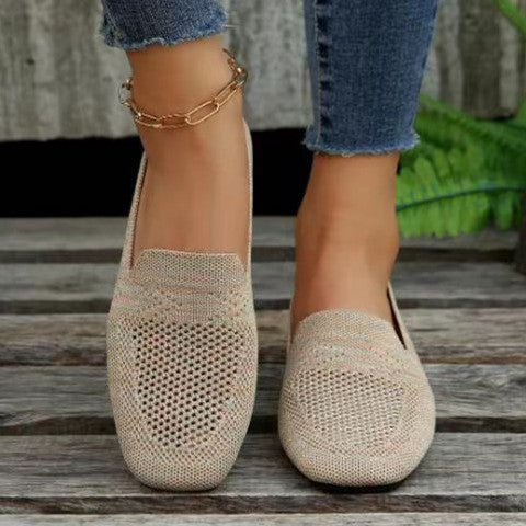 Chaussures plates de sport à bout rond d'été pour femmes